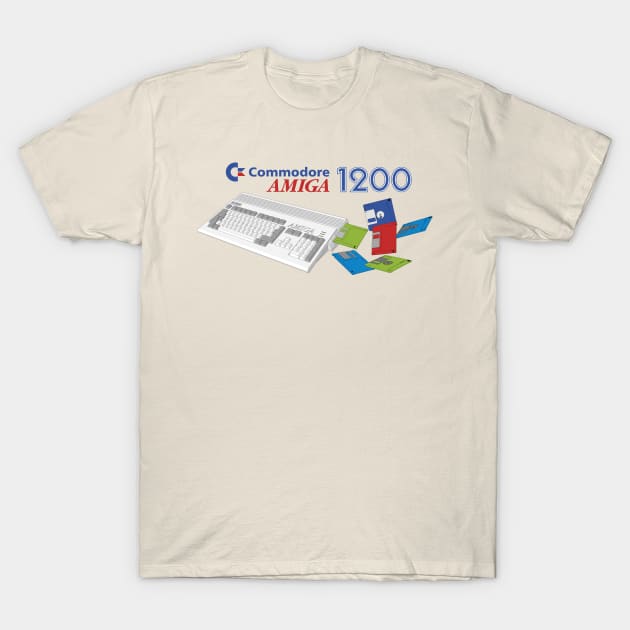 Commodore Amiga 1200 T-Shirt by Crap Bits